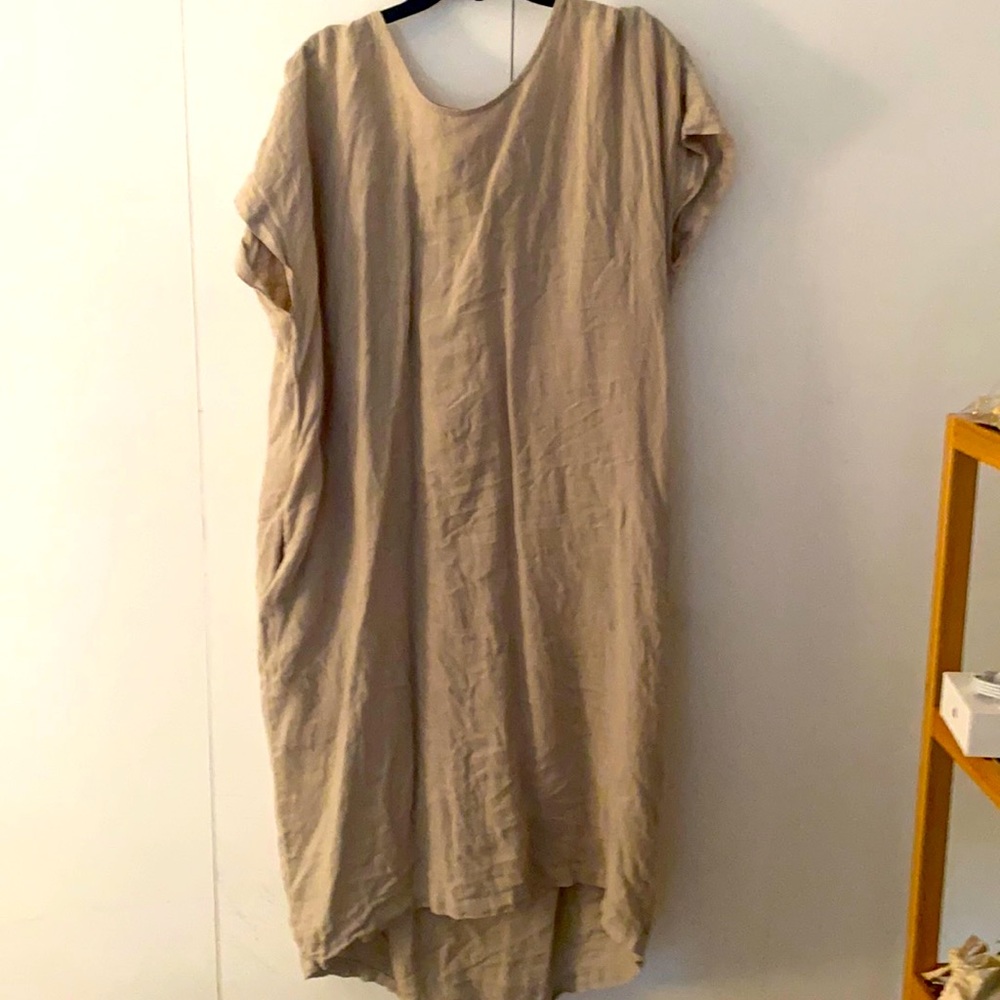 Black Crane Crepe Dress Never Worn